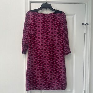Milly pattern silk dress